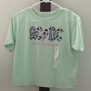 Green AC/DC shirt